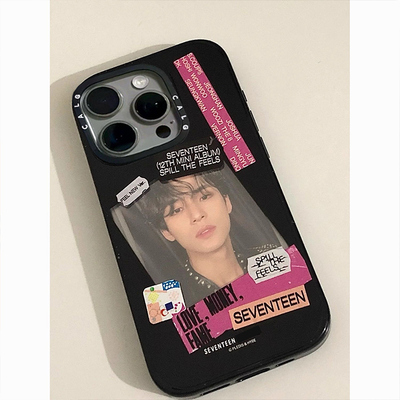 CALG男团Seventeen适用苹果手机壳iphone11 12 13 14 15 16 17promax新款外壳高级感小众磁吸2025网红爆款