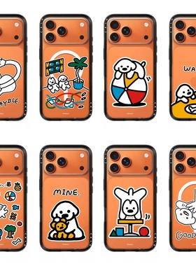 CALG卡通可爱matsui狗狗新壳体新款超火磁吸防摔iphone11 12 13 14 15 16 17promax适用苹果手机壳高级感小众