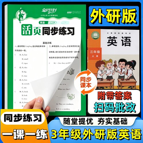 小学外研版英语随堂练习册课课练
