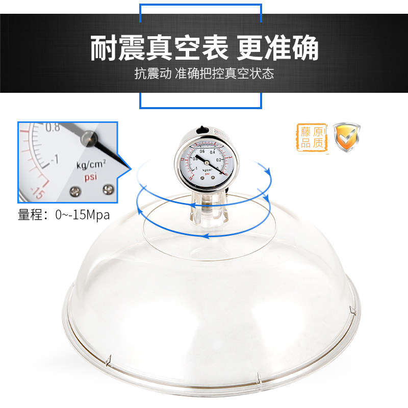 藤原真空干燥器实验室透明抽真空干燥釜双门带压力表塑料干燥皿,办公设备/耗材/相关服务,其它,淘宝优惠券,粉丝福利购,淘宝优惠卷