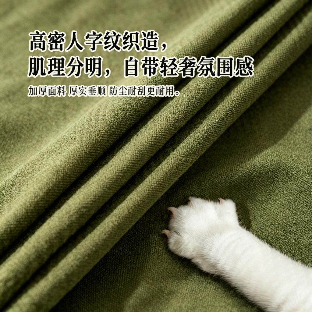厚床头套罩20加26新款级感软包靠套防CTZ0919高猫抓床裙床围背架
