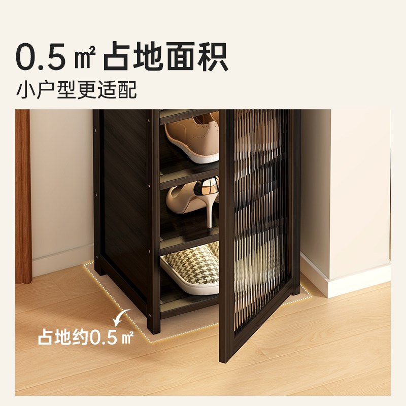 鞋架小窄门口不占空间多层家用鞋柜室内简易玄关柜防尘进门收纳柜