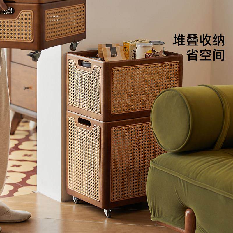 多功能藤编收纳篮收纳筐篮子编织篮物编筐织筐SG100-SN子置藤篮篮