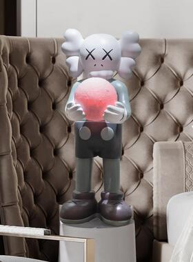 红捧灯kaw网28531大摆件玩厅偶卡通s公仔落地现代简约客软装饰品
