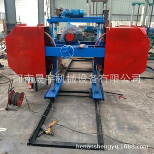 式立带带滑台木5523114材式切割机木板梧桐树杉树卧锯机双立柱结