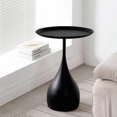 阳台铁艺茶几创圆形艺术小型意床小57009边桌子型户沙发边几迷你