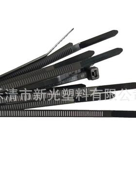 环保尼龙扎12500带m12*500mmm国标扎带100条/包黑色白色尼*龙扎带