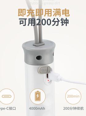 跨境无线带灯电动清刷生间刷长柄多功卫62430地板能浴室洁瓷砖家