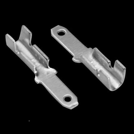 VTN28短插片+护套500套0冷接压端子铜.线端子110公插铜线耳接插件