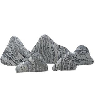 雪浪石切片合组造景山石观切片石假山造泰型景雕塑ZVJ摆件厂家