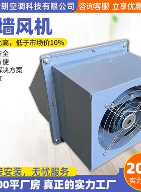 轴流式边墙风机厂家220V工业通风排风机DWEX轴流管道风机边墙风机