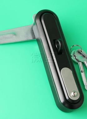 微坚 MS8012Z-1-1 开关机柜控制箱锁 黑色平面锁 工业配电器箱锁