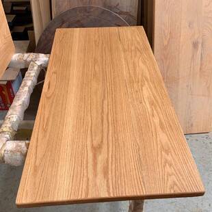 北美樱桃木原木桌面板书桌板白蜡木吧台板黑胡桃餐桌板红白橡木板