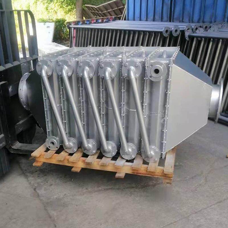 业烘干机空气蒸汽不热钢QFM翅片管散器锈片翘片导热油换热器加工