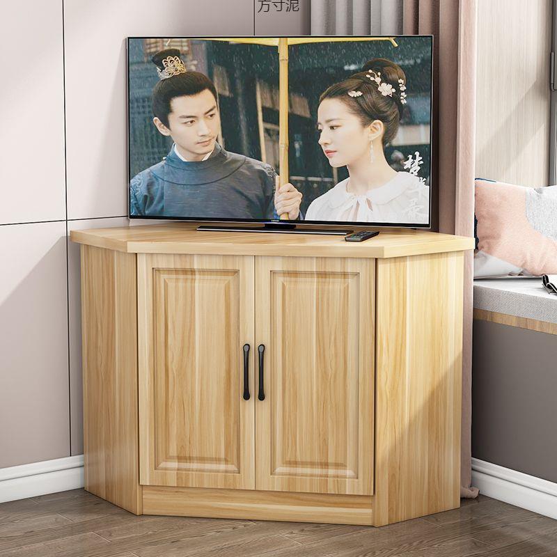 三角柜式置物架角单柜纳客厅墙转式角电视收老拐角矮地柜弧BLC形