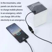 便携式 式 太阳能灯织营机布灯户外野灯多功能折叠应急手ZJ002充电