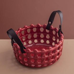 结婚果盘客厅专用婚喜庆婚礼用大全红色661果用 喜盘子干水果糖