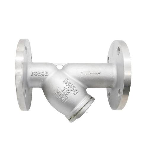 GL41W-16P 304 不锈钢Y型过滤器 不锈钢法兰过滤器DN25 65 80 100