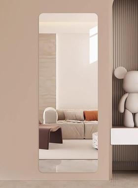 粘现简约全代身挂墙镜免打孔墙自家用卧室穿衣贴5001DPCY镜柜门隐