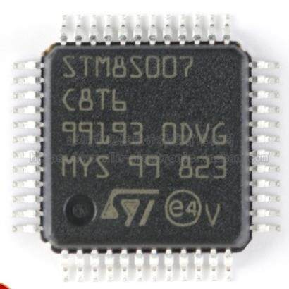 STM8制S007C8T6LQFP-4824MH/64zKB闪存/8位微控器-M418CU原装