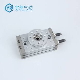 摆动旋转气缸HRQ气动90度180度MSQB-237A10A20A30A50A油压缓SMC型