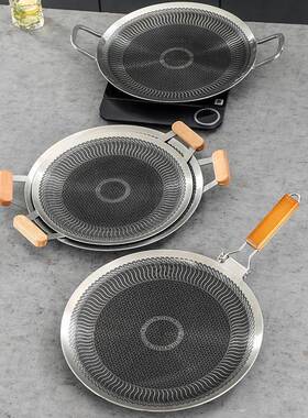 31L三锈钢烤肉盘户外露营层钢6烤RWV盘卡式炉电不陶炉通用烧烤盘