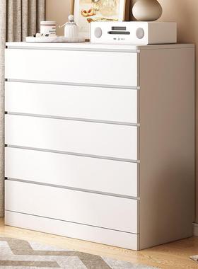 斗柜五斗柜奶量油dg001602风多卧室收纳床尾柜客厅简层约靠墙大容