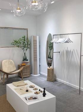 装店软装道具橱窗展示台网红直特播地堆模地台WMS水台白色服赵之