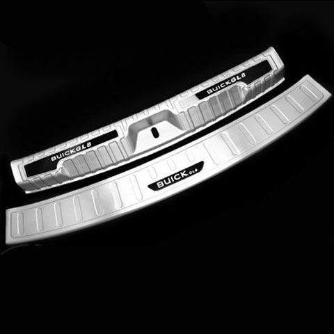 别克GL8胖头鱼后护板S/52T/后备箱装饰后杠门槛条防刮亮条踏板