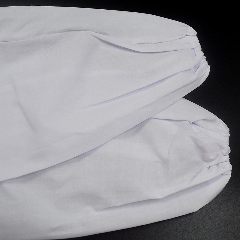 实验室工作服长袖白色劳保服加工车间工装大学生化学实验服白大褂