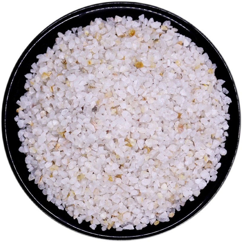 石英砂颗粒水处理滤料游泳池桑拿宾馆地下水井水天然石英沙过滤用