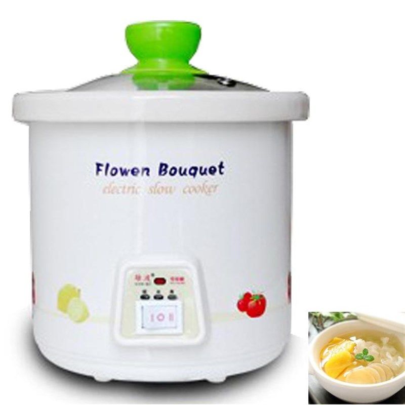 陶瓷电炖盅迷你锅白瓷家用煲汤锅养生锅宝宝煲粥熬粥煮粥锅蜡染神