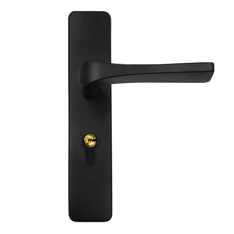 永佳福免改孔锁具卧室房间门可调静音磁吸锁黑色黄古铜通用型家用