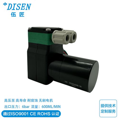 微型隔膜高压泵循环帮浦光伏自吸泵增压泵油墨泵无刷马达喷洒泵