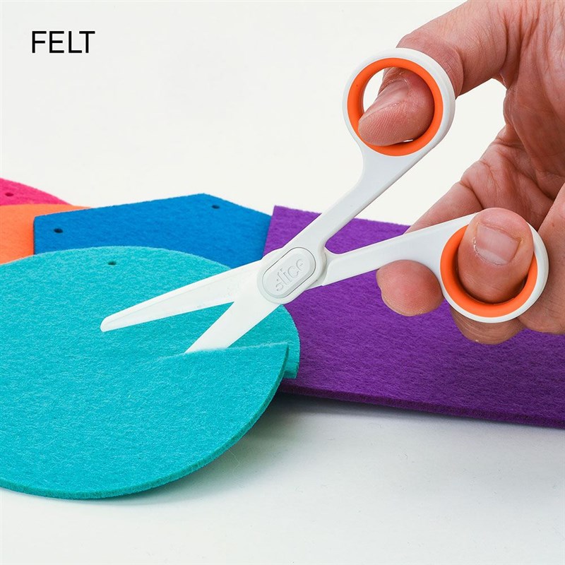 西来事SLICE105安全开箱剪刀105陶瓷绝缘防腐蚀裁纸剪刀1055