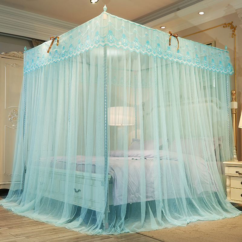 蚊帐家用2021年新款方便拆洗夏天支架加厚一米二五双人一米八大人