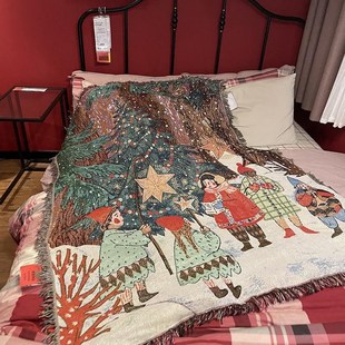 民宿房间装 饰毯休闲毯沙发毯盖毯毛毯挂毯沙发布毯床盖巾床头毯子