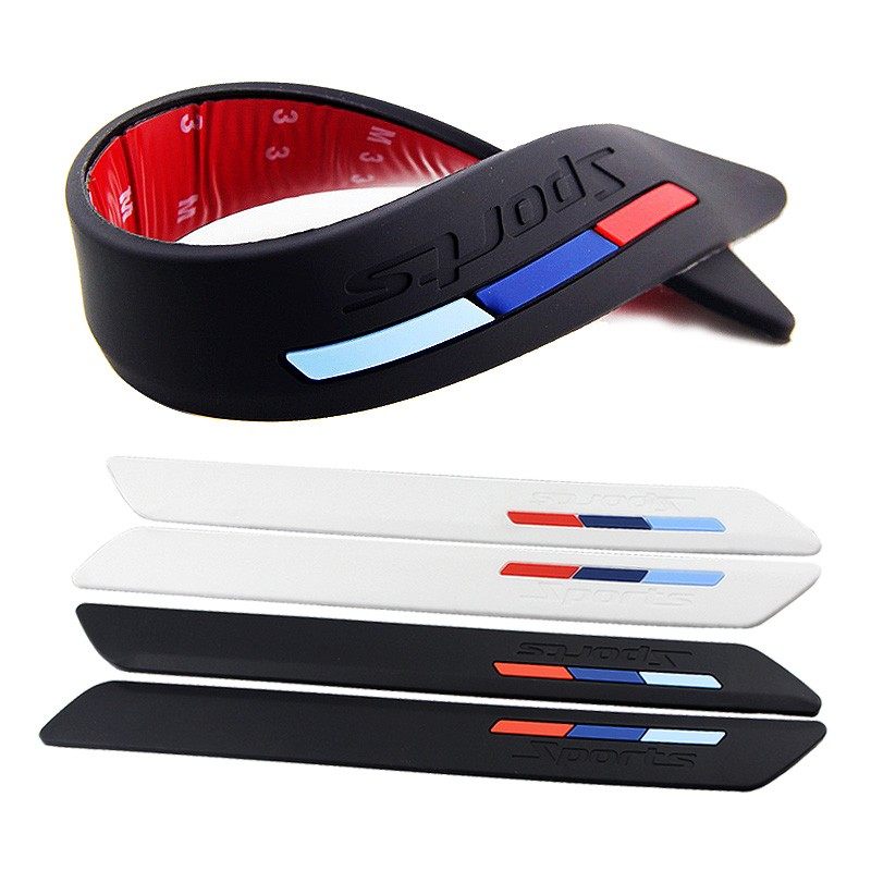 汽车防撞条保险杠防刮蹭贴加宽加厚前后杠改装饰条通用型防擦胶条