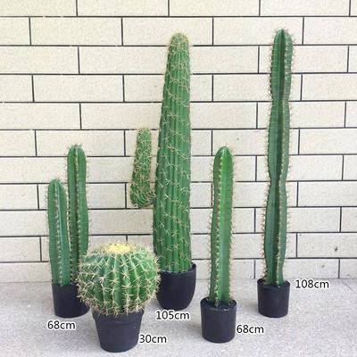 现货仿真仙人-柱人仙掌大落型地绿植盆栽室内橱窗装饰摆件造景塑