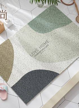 生浴室丝圈地垫卫空间防水tb-65549镂脚垫门洗漱台门垫地毯入户家