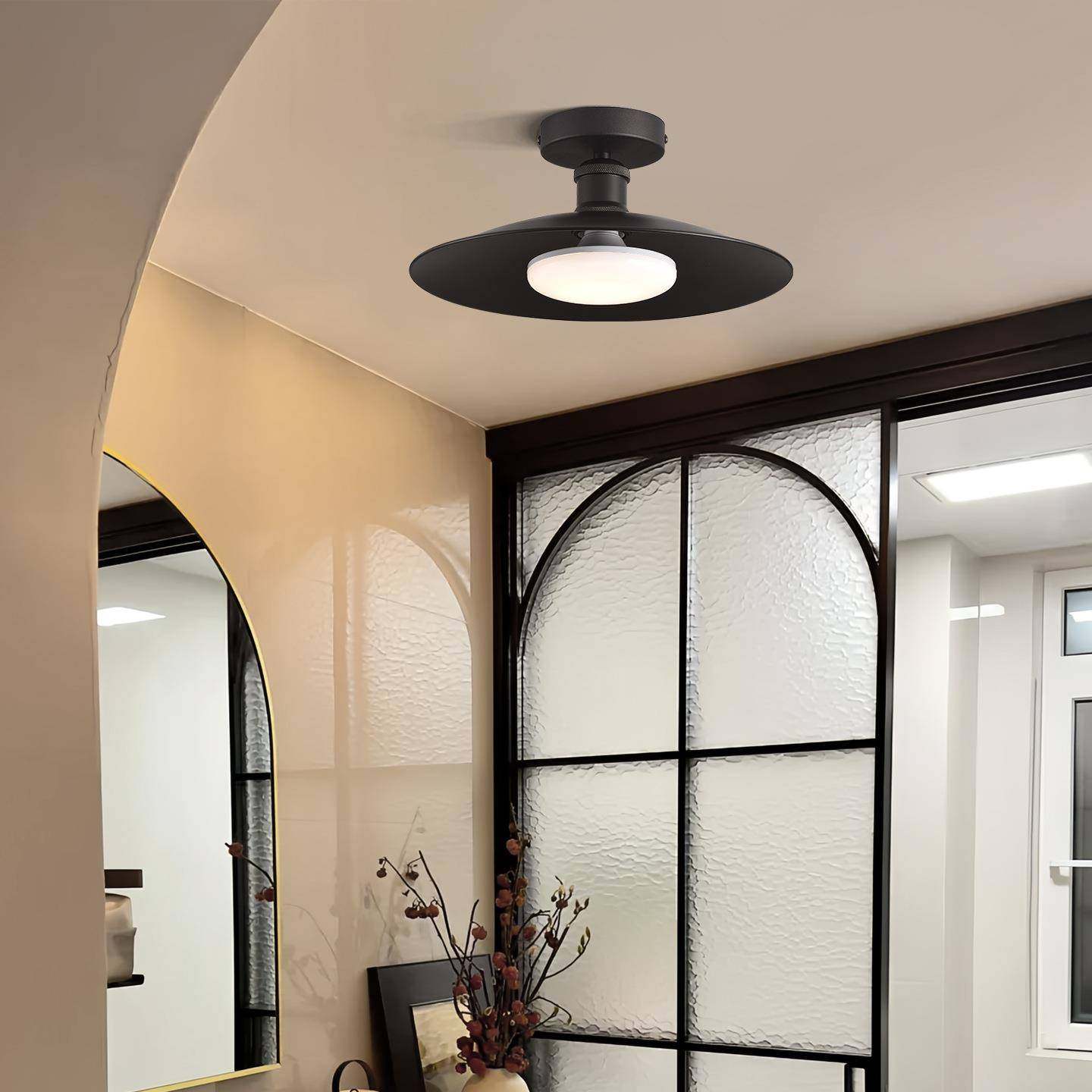 走廊过道15192吸顶灯中古风创飞碟玄关阳台厨房LD护中意山灯具眼1