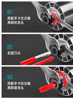 伯尔特A机3刷锂修电边木工家用多功QYC能开槽雕无刻铝塑板开孔雕