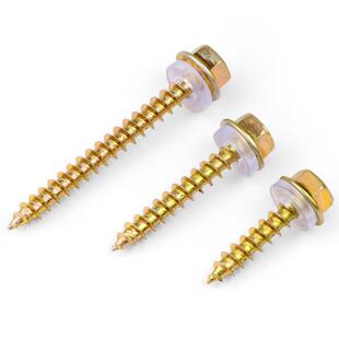 沪心高强度外六角法自螺丝丝尖尾兰面自攻钉208自钻螺丝钉木螺攻M