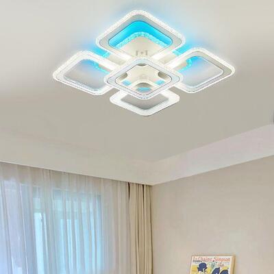 新款智能GB幻吸顶室灯极简大气卧彩氛围灯家装超亮书R930房灯具