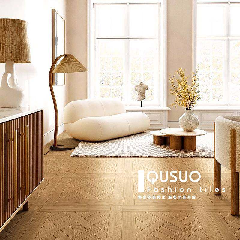 趣所 凡尔赛复古鱼骨拼花仿木纹瓷砖 法式客厅地砖卧室仿古地板砖,3C数码配件,其它配件,淘宝优惠券,粉丝福利购,淘宝优惠卷