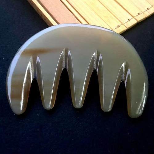 天然牛角刮痧板 套装眼部拨经棒 面部头部按摩 刮痧点穴低价厂家