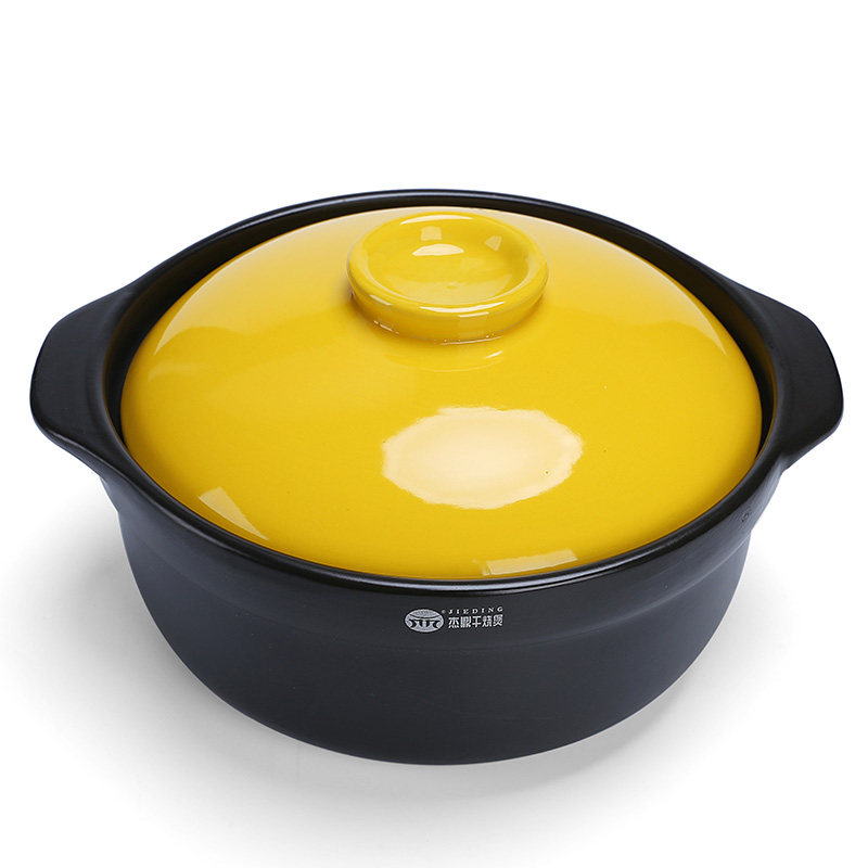 电磁炉适用陶瓷砂锅炖锅明火耐高温大号家用汤煲火锅杰鼎米线沙锅