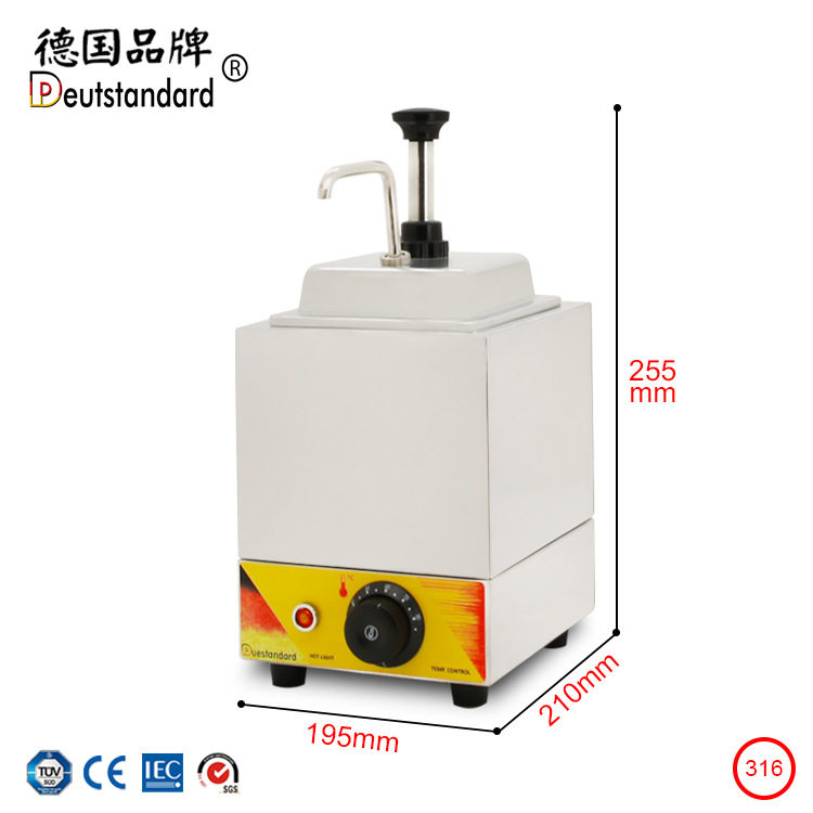 果酱保温机单缸果酱瓶加热器保温瓶果浆泵果酱泵按压出料巧克力机