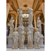 人物雕塑摆件样板房软装 艺术品家居客厅电视柜摆设花园庭院装 饰品