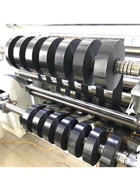 康隆鑫黑色0.375mm无卤阻燃防火PC薄膜 1860B卷材薄膜可分切